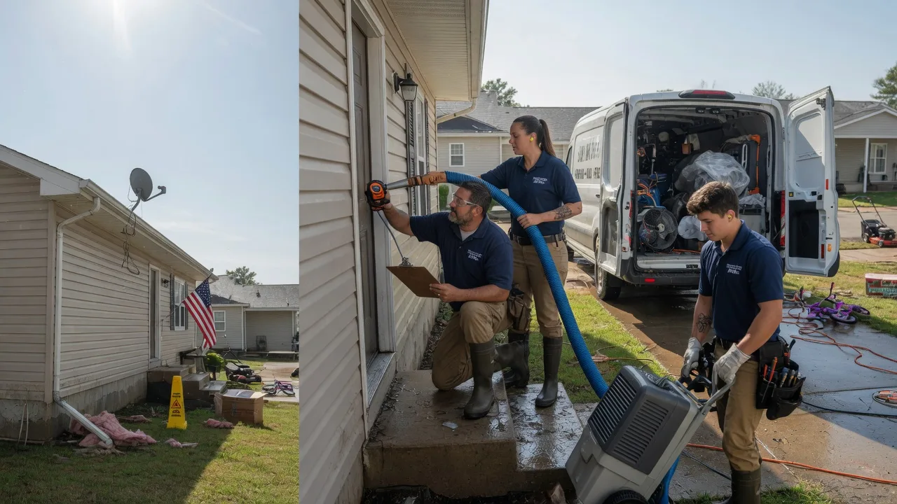Ceiling Water Damage Restoration in Red Oak, OK near me